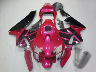 Acquista Carene Moto Honda CBR600RR 2003-2004 - Rosa Nero Lucido