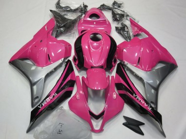 Acquista Carene Moto Honda CBR600RR 2009-2012 - Argento Rosa Nero Lucido OEM Stile