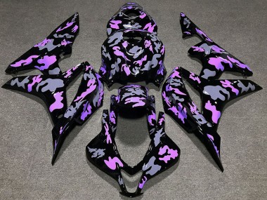 Acquista Carene Moto Honda CBR600RR 2007-2008 - Viola Grigio Camouflage