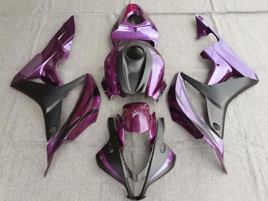 Acquista Carena Moto Honda CBR600RR 2007-2008 - Viola Nero Opaco