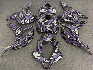 Acquista Carene Moto Honda CBR600RR 2009-2012 - Viola Argento Camouflage