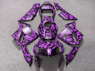 Acquista Carene Moto Honda CBR600RR 2003-2004 - Viola Nero Camouflage