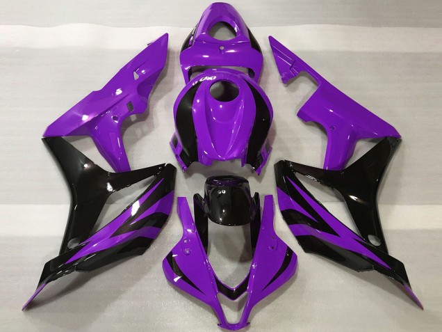 Acquista Carene Moto Honda CBR600RR 2007-2008 - Viola Nero Lucido OEM Stile