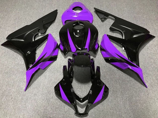 Acquista Carene Moto Honda CBR600RR 2007-2008 - Viola Nero Lucido Nero Opaco