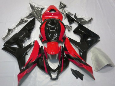 Acquista Carene Moto Honda CBR600RR 2007-2008 - Rosso Nero Lucido OEM Stile