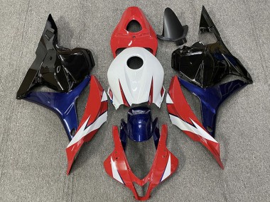 Acquista Carene Moto Honda CBR600RR 2009-2012 - Bianco Rosso Blu Nero Lucido