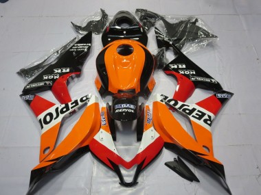 Acquista Carena Moto Honda CBR600RR 2007-2008 - Arancia Bianco Rosso Nero Lucido Repsol