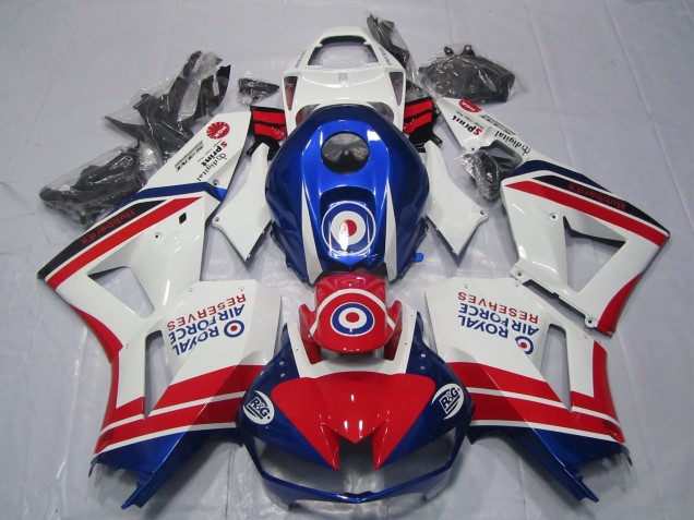 Acquista Carene Moto Honda CBR600RR 2013-2026 - Bianco Rosso Blu Royal Air Force