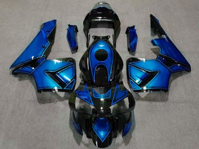 Acquista Carene Moto Honda CBR600RR 2003-2004 - Blu Nero Lucido