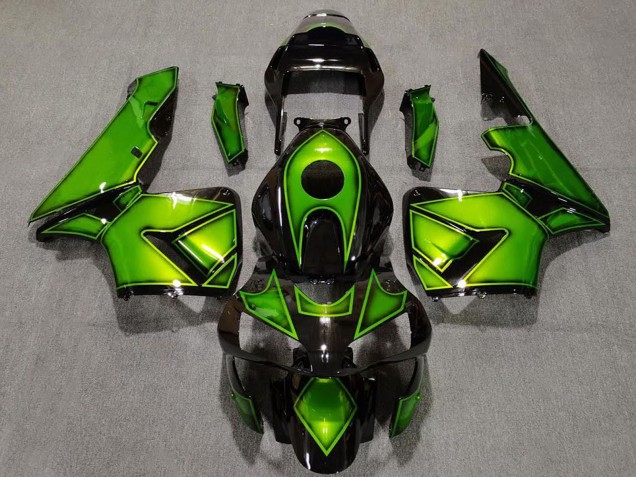 Acquista Carene Moto Honda CBR600RR 2003-2004 - Verde Nero Lucido
