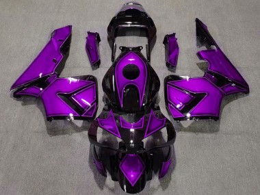 Acquista Carene Moto Honda CBR600RR 2003-2004 - Viola Nero Lucido