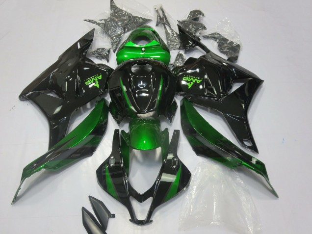 Acquista Carene Moto Honda CBR600RR 2009-2012 - Verde Nero Lucido