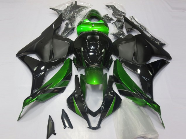 Acquista Carene Moto Honda CBR600RR 2009-2012 - Verde Nero Lucido Nero Opaco
