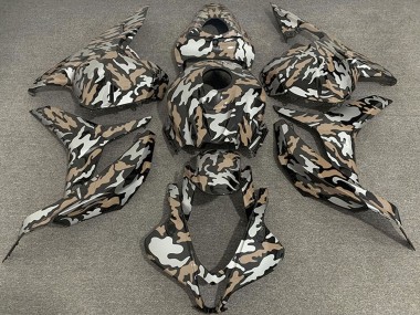 Acquista Carene Moto Honda CBR600RR 2009-2012 - Tan Argento Camouflage