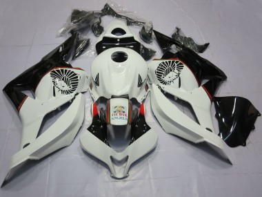 Acquista Carene Moto Honda CBR600RR 2009-2012 - Bianco Nero Lucido Tie Dye