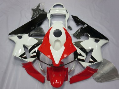 Acquista Carena Moto Honda CBR600RR 2003-2004 - Bianco Rosso Nero Lucido