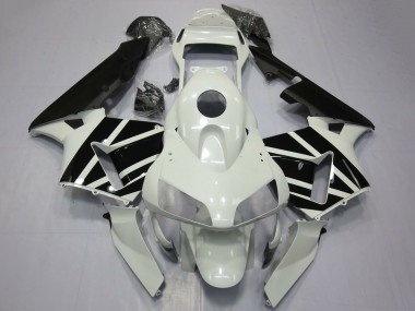 Acquista Carene Moto Honda CBR600RR 2003-2004 - Bianco Nero Lucido OEM Stile