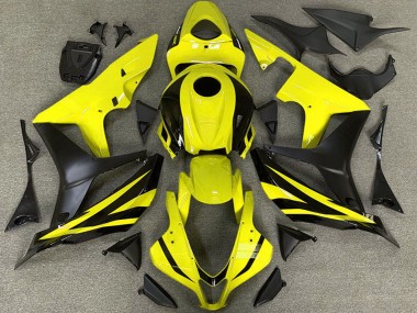 Acquista Carene Moto Honda CBR600RR 2007-2008 - Giallo Nero Opaco OEM Stile