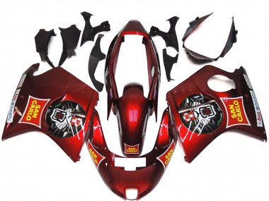 Acquista Carene Moto Honda CBR1100XX Blackbird 1996-2007 - Rosso Giallo San Carlo