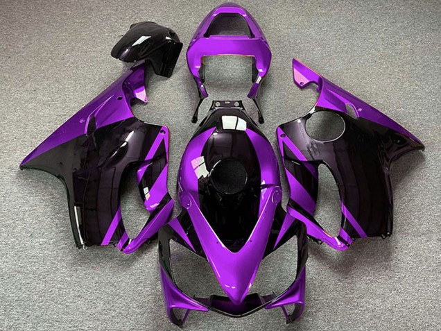 Acquista Carene Moto Honda CBR600 F4i 2001-2003 - Viola Nero Lucido