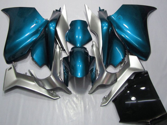 Acquista Carene Moto Honda VFR 1200 2010-2014 - Argento Azzurro Chiaro