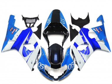 Acquista Carene Moto Suzuki GSXR 1000 2000-2002 - Blu Bianco Nero 05
