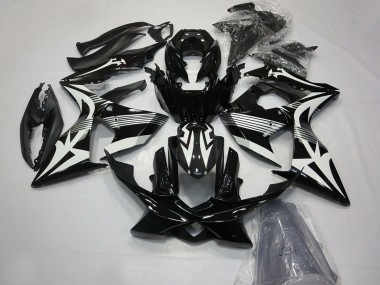 Acquista Carene Moto Suzuki GSXR 1000 2009-2016 - Nero Lucido Bianco