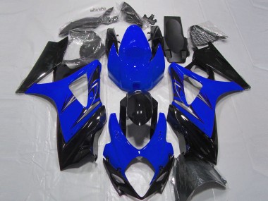 Acquista Carena Moto Suzuki GSXR 1000 2007-2008 - Blu Nero Lucido