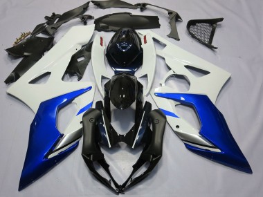 Acquista Carene Moto Suzuki GSXR 1000 2005-2006 - Bianco Blu Nero