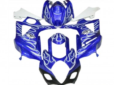 Acquista Carene Moto Suzuki GSXR 1000 2007-2008 - Blu Bianco Fiamma