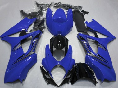 Acquista Carene Moto Suzuki GSXR 1000 2007-2008 - Blu Nero Lucido OEM Stile