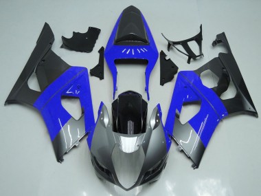 Acquista Carene Moto Suzuki GSXR 1000 2003-2004 - Blu Argento Nero