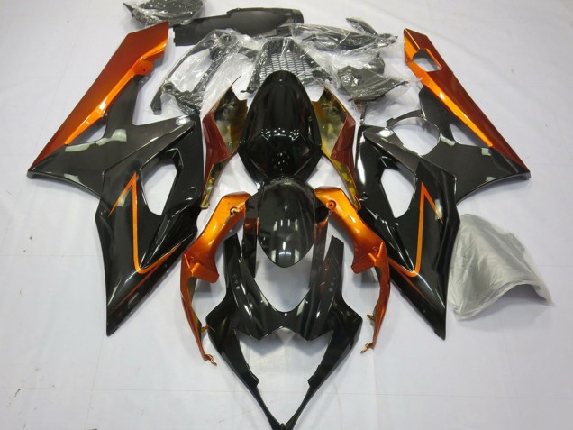 Acquista Carene Moto Suzuki GSXR 1000 2005-2006 - Burnt Arancia Nero
