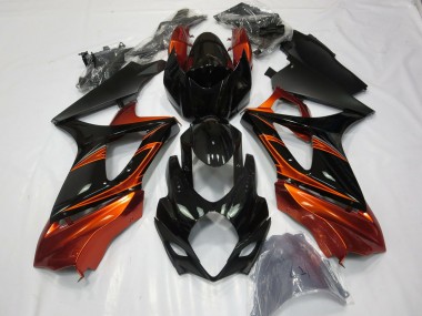 Acquista Carene Moto Suzuki GSXR 1000 2007-2008 - Arancia Nero