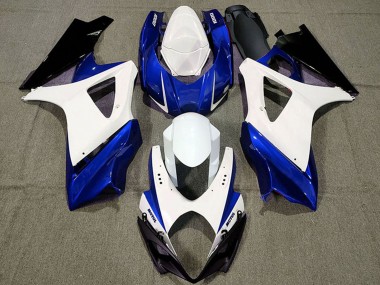 Acquista Carene Moto Suzuki GSXR 1000 2007-2008 - Bianco Blu Nero