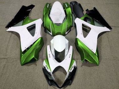 Acquista Carene Moto Suzuki GSXR 1000 2007-2008 - Bianco Verde Nero