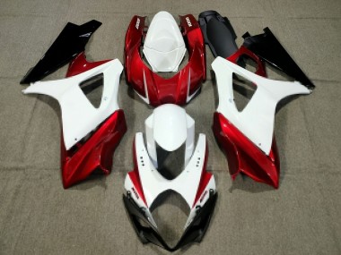 Acquista Carena Moto Suzuki GSXR 1000 2007-2008 - Bianco Rosso Nero