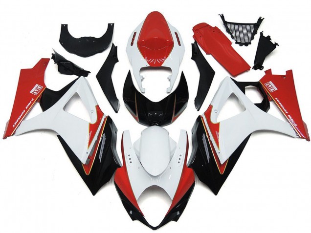 Acquista Carene Moto Suzuki GSXR 1000 2007-2008 - Bianco Rosso Nero