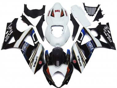 Acquista Carene Moto Suzuki GSXR 1000 2007-2008 - Bianco Blu Rosso Nero Viru