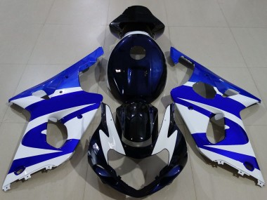 Acquista Carene Moto Suzuki GSXR 1000 2000-2002 - Blu Bianco Nero