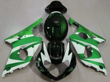 Acquista Carene Moto Suzuki GSXR 1000 2000-2002 - Verde Bianco Nero