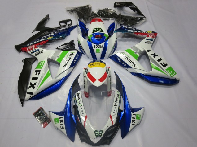 Acquista Carene Moto Suzuki GSXR 1000 2009-2016 - Fixi