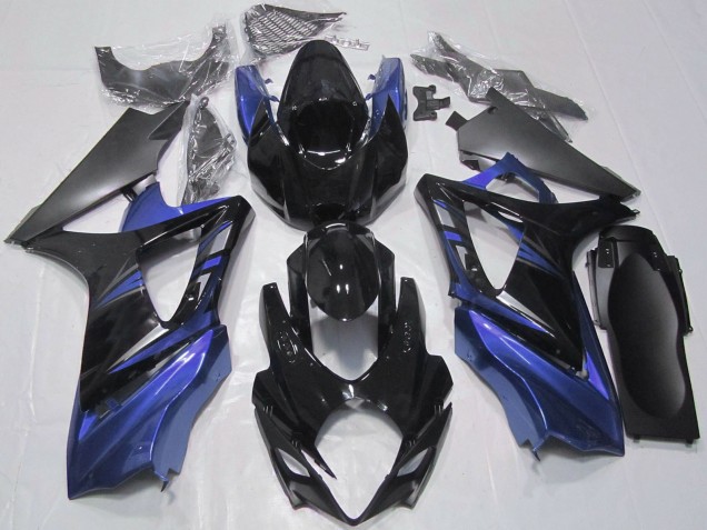 Acquista Carene Moto Suzuki GSXR 1000 2007-2008 - Nero Lucido Blu