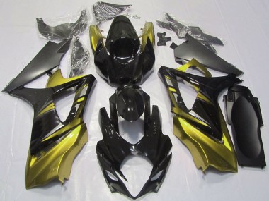 Acquista Carene Moto Suzuki GSXR 1000 2007-2008 - Nero Lucido Giallo