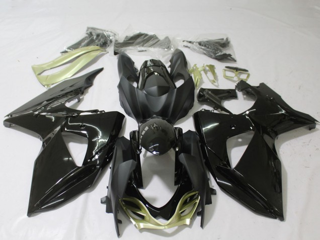 Acquista Carene Moto Suzuki GSXR 1000 2009-2016 - Nero Lucido Argento