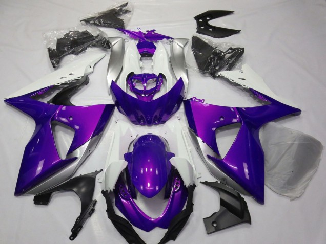 Acquista Carene Moto Suzuki GSXR 1000 2009-2016 - Viola Bianco