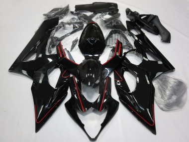 Acquista Carene Moto Suzuki GSXR 1000 2005-2006 - Nero Lucido Rosso