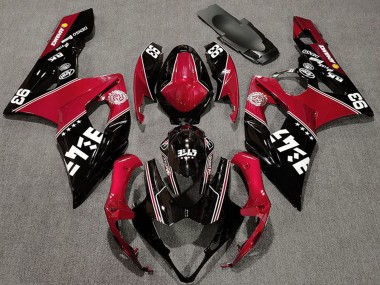 Acquista Carene Moto Suzuki GSXR 1000 2005-2006 - Rosso Nero Lucido Bianco
