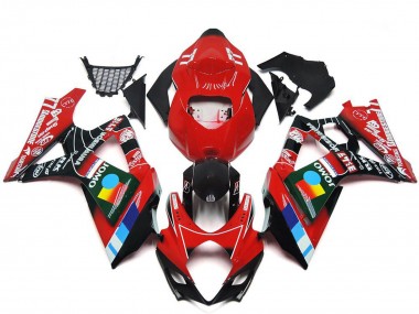 Acquista Carene Moto Suzuki GSXR 1000 2007-2008 - Rosso Nero Blu Bianco Giallo