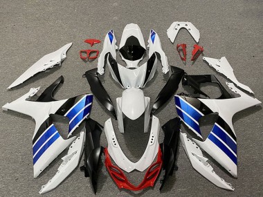 Acquista Carene Moto Suzuki GSXR 1000 2009-2016 - Bianco Blu Rosso Nero